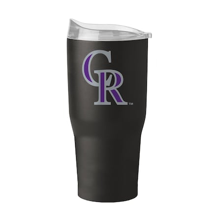 Logo Brands Colorado Rockies 30oz Flipside Powder Coat Tumbler 510-S30PT-34